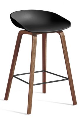 About a Stool AAS32 / AAS 32 Barhocker Walnuss Low Hay 